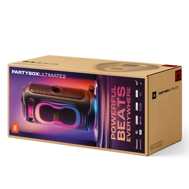 JBL PartyBox Ultimate 2 1500W Party Speaker - Black