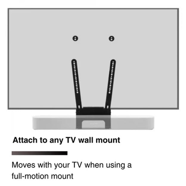 Flexson TV Mount Attachment For Sonos Beam - Black