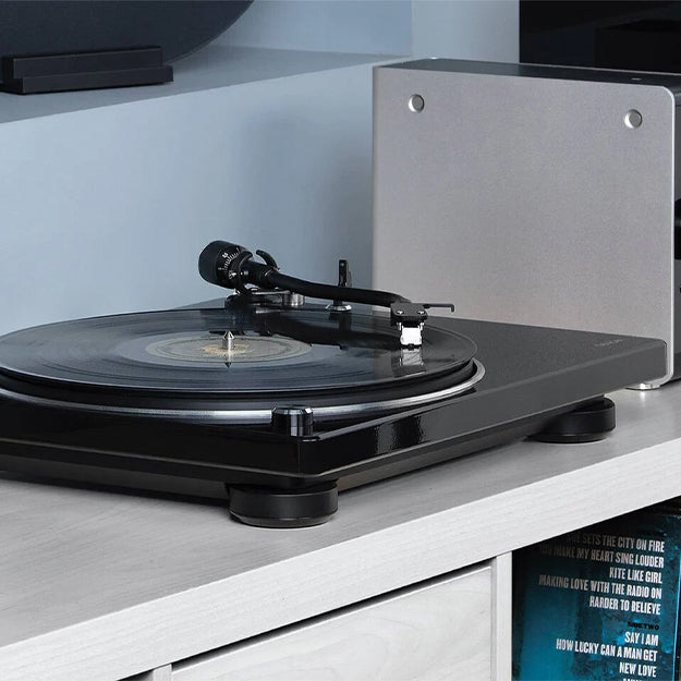 Denon DP-400 Premium Belt-Driven Hi-Fi Turntable - Black