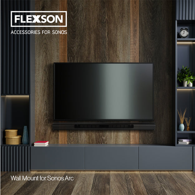 Flexson Wall Mount For Sonos Arc – Black