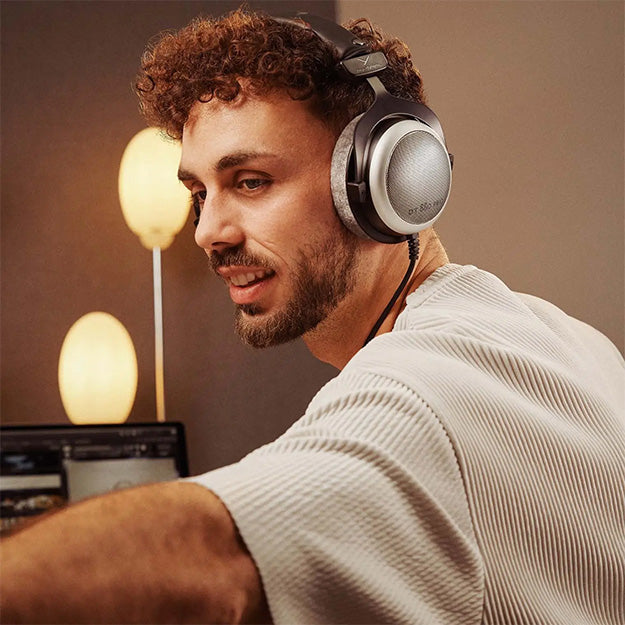 Beyerdynamic DT 880 PRO Studio Over-Ear Wired Headphones For Mixing And Mastering (Semi-Open) - Black & Silver