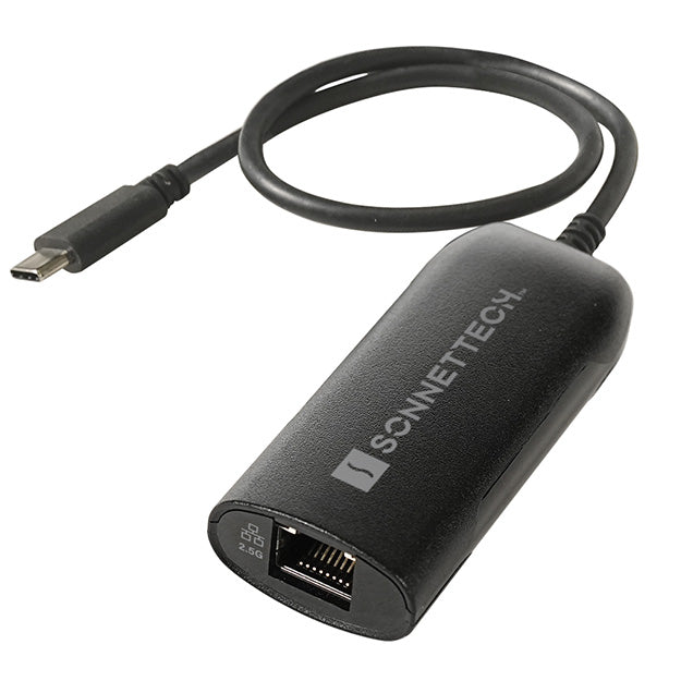 Sonnet Solo 2.5G USB-C To 2.5Gb Ethernet Adapter - Black