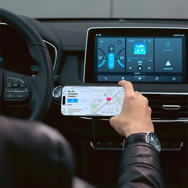 Adam Elements CQ1 Qi2 Magnetic Charging Car Mount - Black