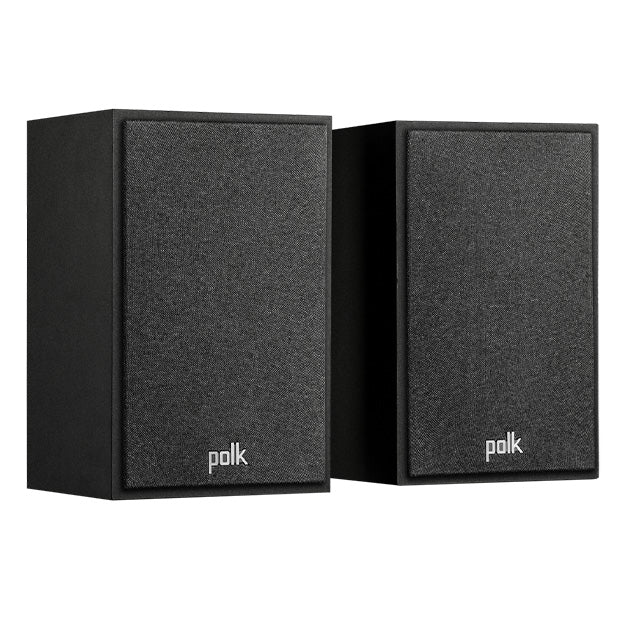 Polka Monitor XT15 High-Resolution Compact Bookshelf Speakers (Pair) - Black (Unboxed Deal)