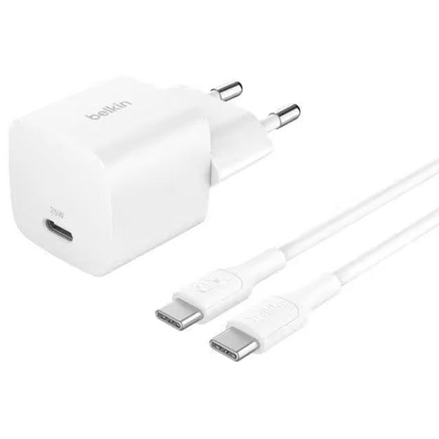 Belkin BoostCharge 25W Type-C Wall Charger With Type-C Cable 1m