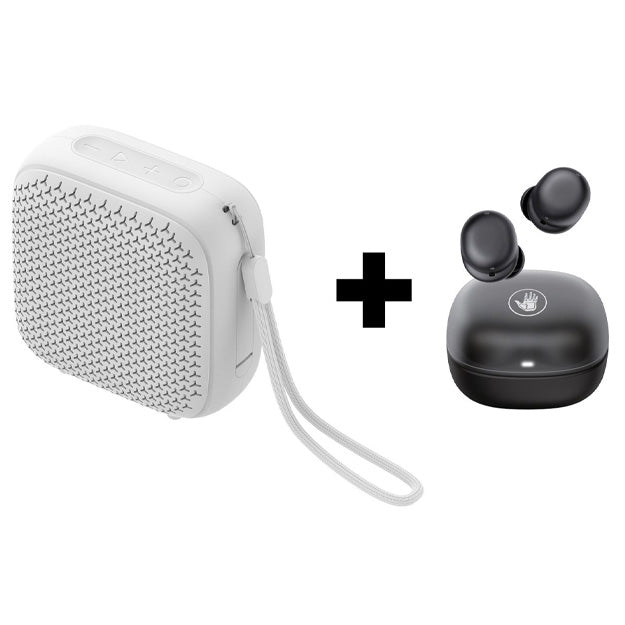Body Glove Ramp Wireless Portable Speaker + Riptide TWS In-Ear Earbuds Bundle