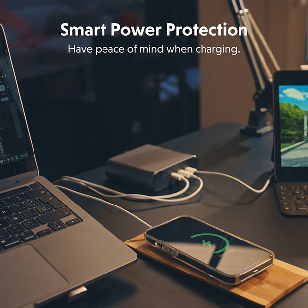 Hyper HyperJuice 245W GaN USB-C Charging Station (For Desktop) - Space Grey