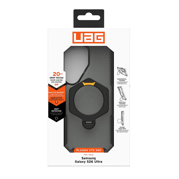 UAG Plasma XTE 360 Magnetic Case For Samsung Galaxy S26 ULTRA - Black