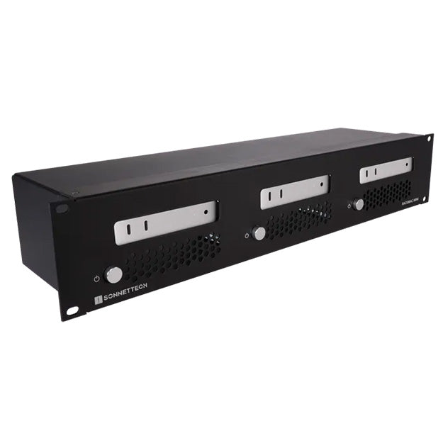 Sonnet RackMac Mini (2024+) 2U Rack Kit For 3 Mac Minis (M4+) - Black