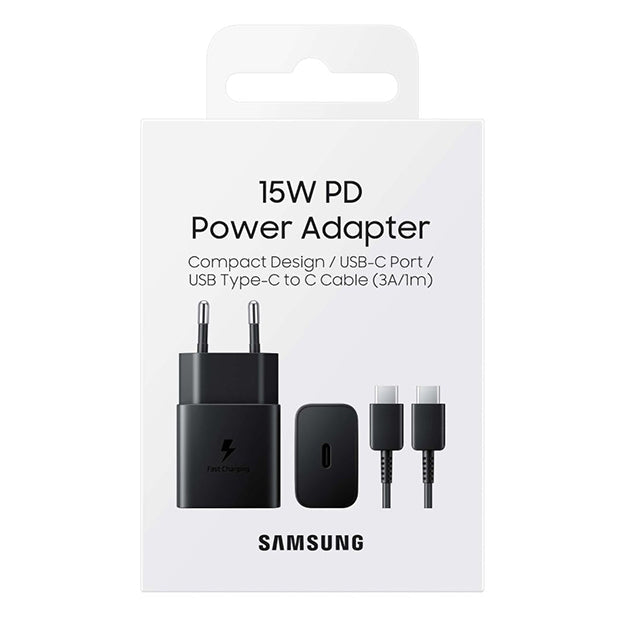 Samsung 1 Port Fast Travel Adapter With Type-C Cable 15W