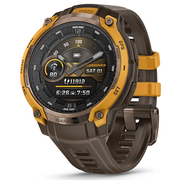 Garmin Instinct Crossover AMOLED Rugged Hybrid GPS Smartwatch