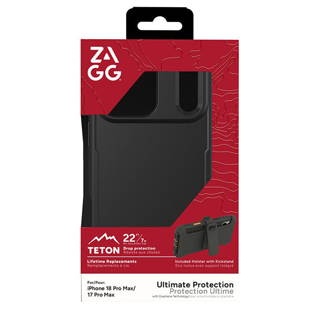 Zagg Teton Snap With Kickstand For Apple iPhone 18 PRO MAX / 17 PRO MAX - Orange