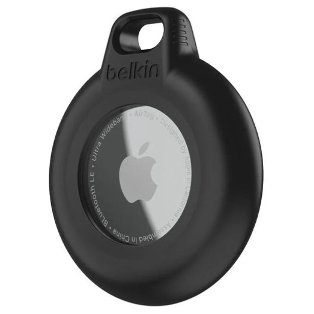 Belkin Waterproof Secure Holder With Key Ring For AirTag (4pack) -  Black