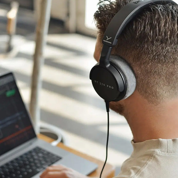 Beyerdynamic DT 270 PRO Compact Studio Over-Ear Wired Headphone - Black