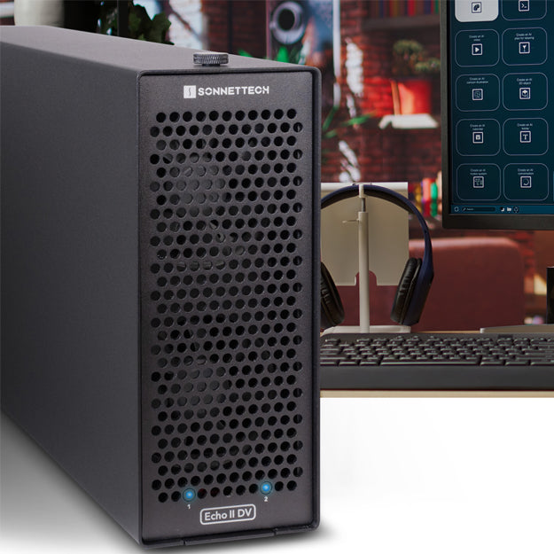 Sonnet Echo II DV T5 Desktop Thunderbolt 5 Expansion System - Black