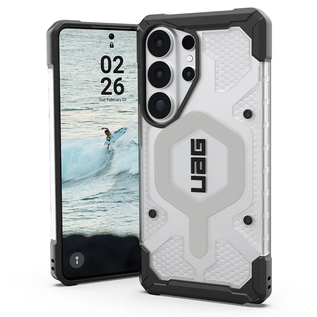 UAG Pathfinder Clear Magnetic Case For Samsung Galaxy S26 ULTRA - Ice & Silver
