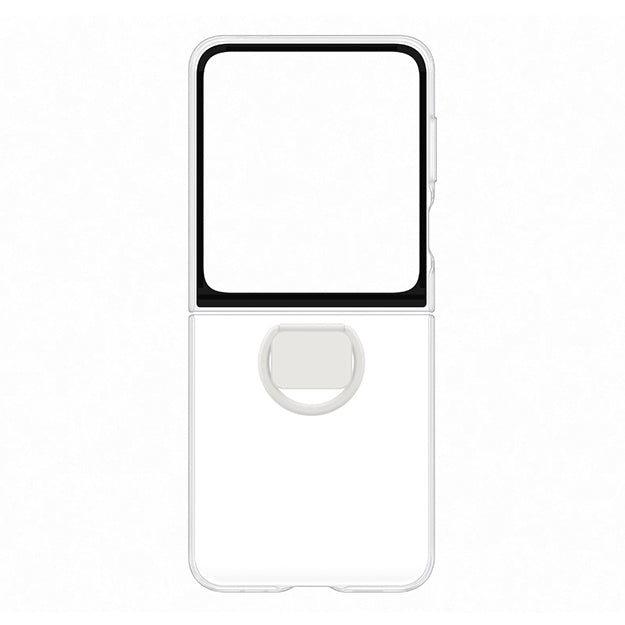 Samsung Clear Cover With Ring For Samsung Galaxy Z Flip 7 FE / Flip6 – Clear