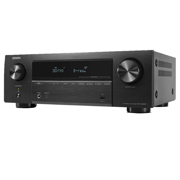 Denon AVR-X580BT 5.2 Channel 70W 8K AV Receiver - Black (Unboxed Deal)