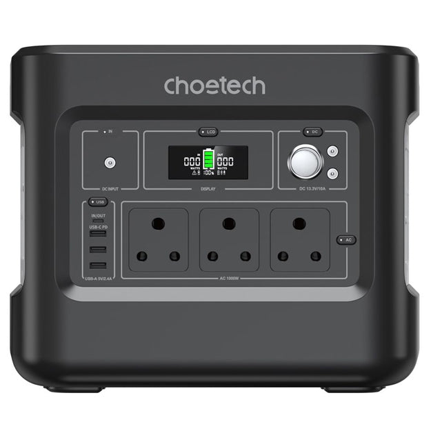 Choetech 1000W Portable Power Station (1024Wh) - Black
