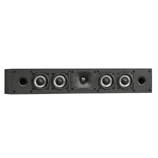 Polka Monitor XT35 High-Resolution Slim Center Channel Speaker - Black