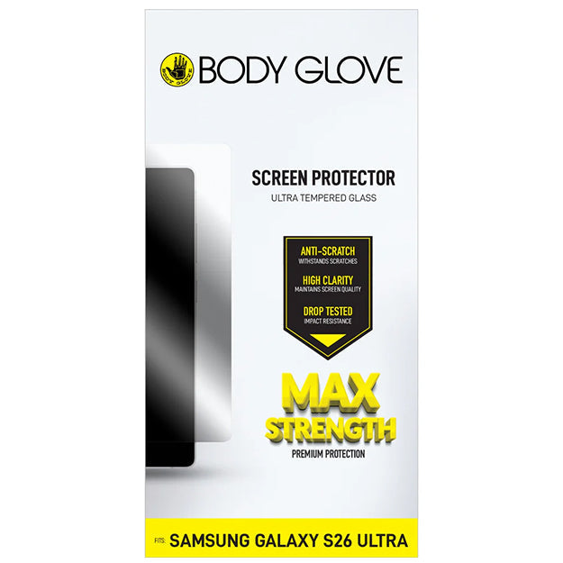 Body Glove Ultra Tempered Glass Screen Protector For Samsung Galaxy S26 ULTRA - Clear