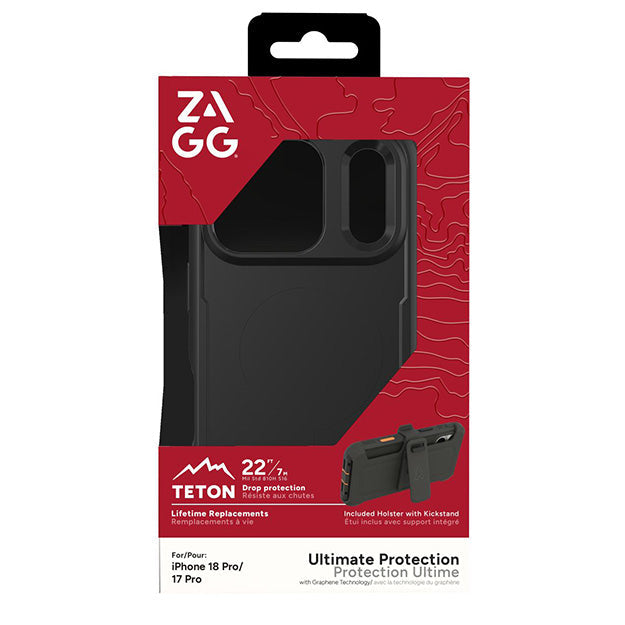 Zagg Teton Snap With Kickstand For Apple iPhone 18 PRO / 17 PRO - Orange