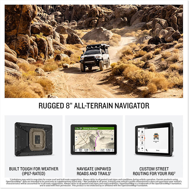 Garmin Tread 2 Overland Edition 8" All-Terrain GPS Navigator - Black