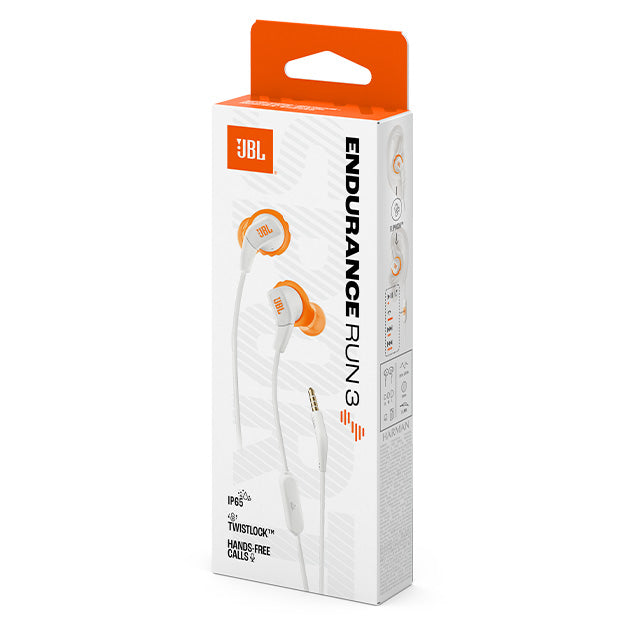 JBL Endurance Run 3 Wired Aux Sport In-Ear Headphones