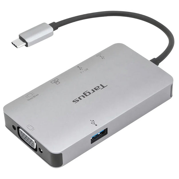 Targus USB-C 4K HDMI/VGA Docking Station With 100W PD - Silver