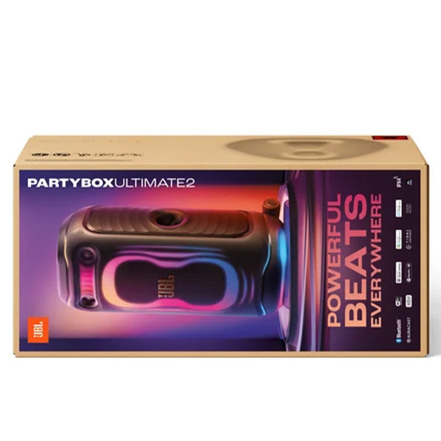 JBL PartyBox Ultimate 2 1500W Party Speaker - Black