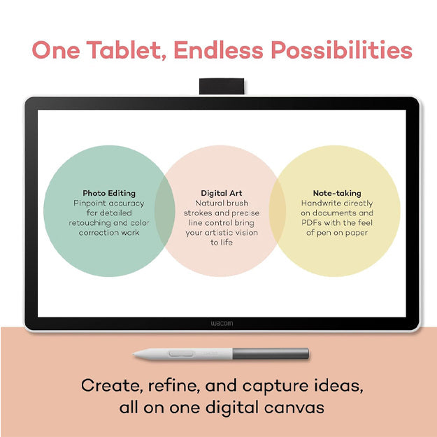 Wacom One Pen Display 14" - White