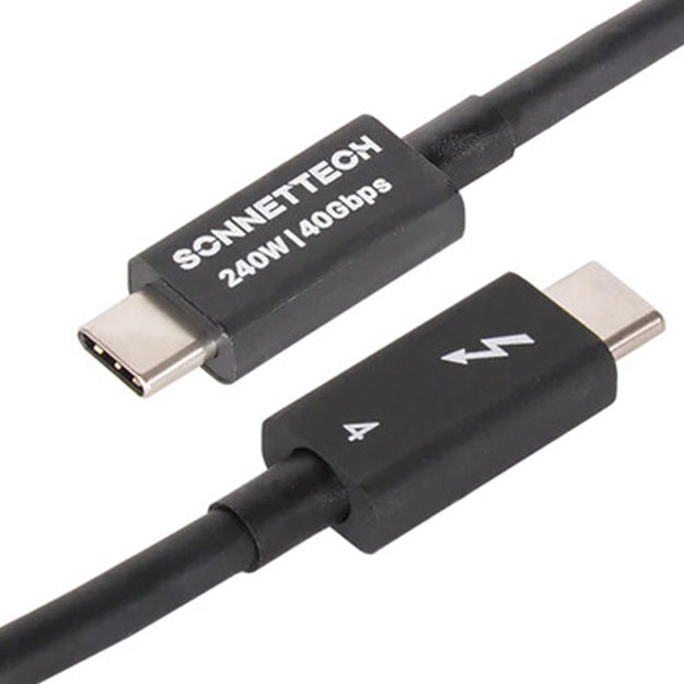 Sonnet Thunderbolt 4 Cable 0.8m (2.6') - Black