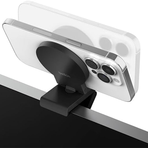 Belkin Stage iPhone Mount With MagSafe For Mac Desktops (iMac) & Displays - Black