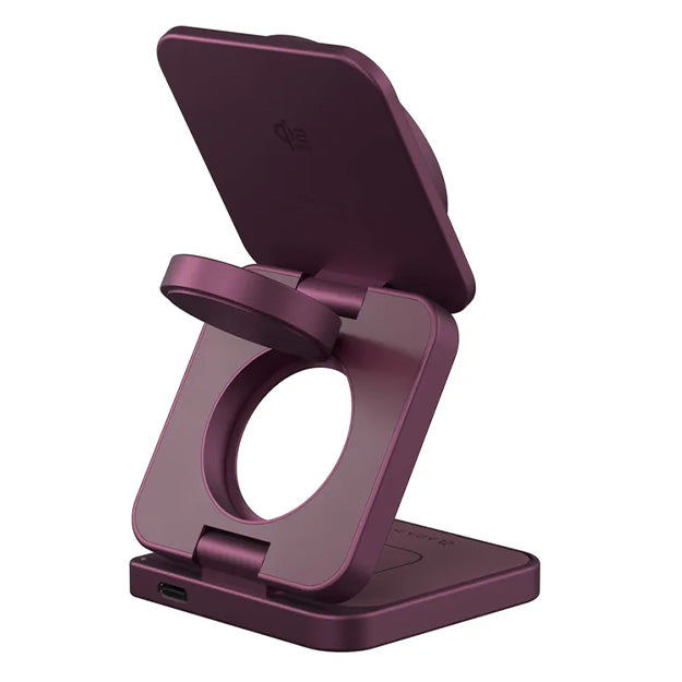 Adam Elements Mag 3 Ultra Qi2 3-in-1 Foldable Charging Station