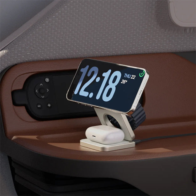 Adam Elements Mag 3 Pro Qi2 3-In-1 Foldable Charging Station