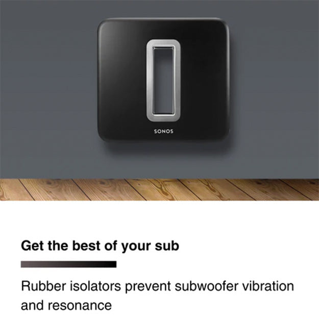 Flexson Wall Mount For Sonos Sub - Black
