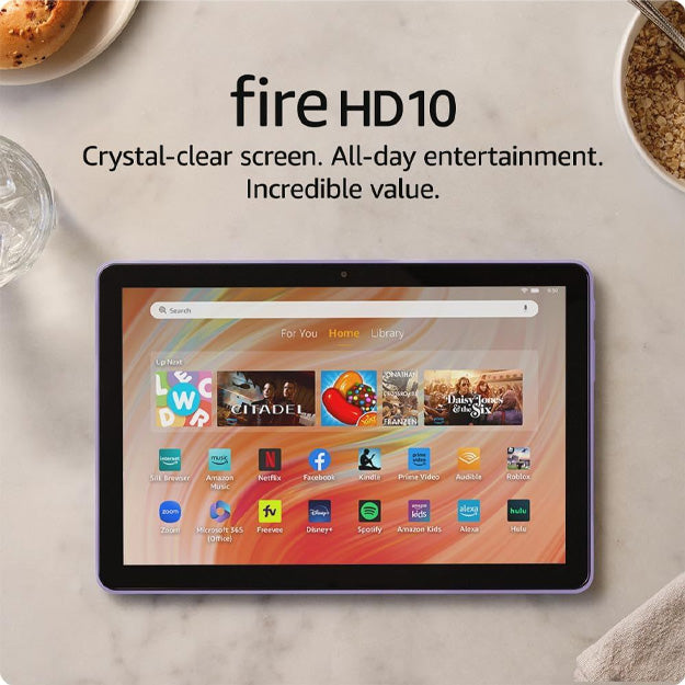 Amazon Kindle Fire 10.1" Full HD Tablet 64GB WiFi Only (2023 Model) - Lilac