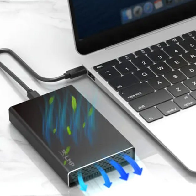 LMP DataMobile 2 USB-C Enclosure 2.5" SATA HDD/SSD USB-C 520 MBs - Black