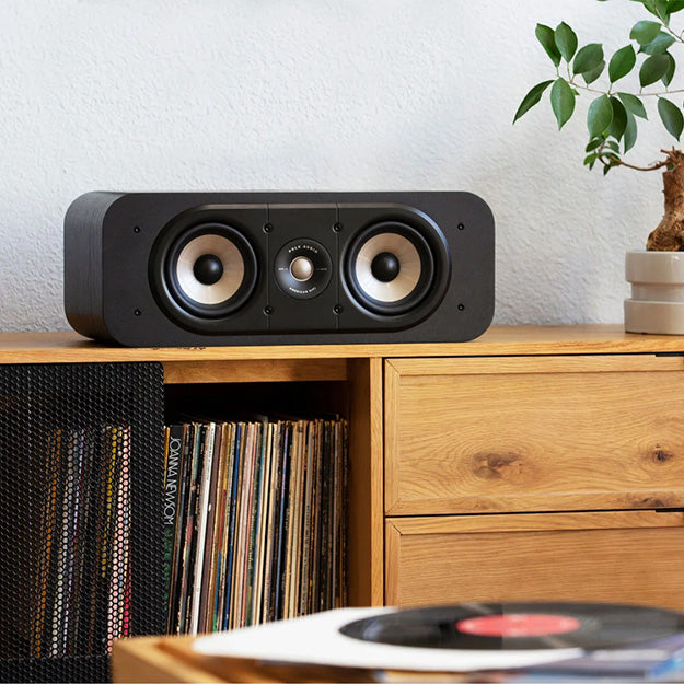 Polka Signature Elite ES30 High-Quality Center Channel Speaker - Black