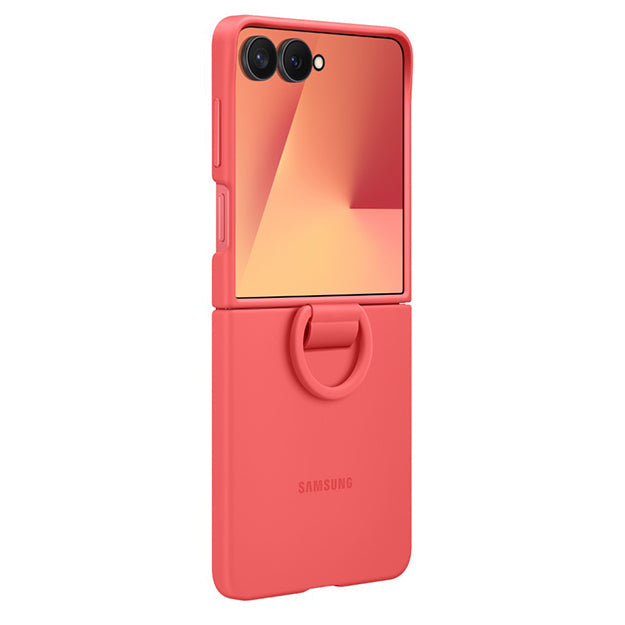 Samsung Silicone Cover With Ring For Samsung Galaxy Z Flip7