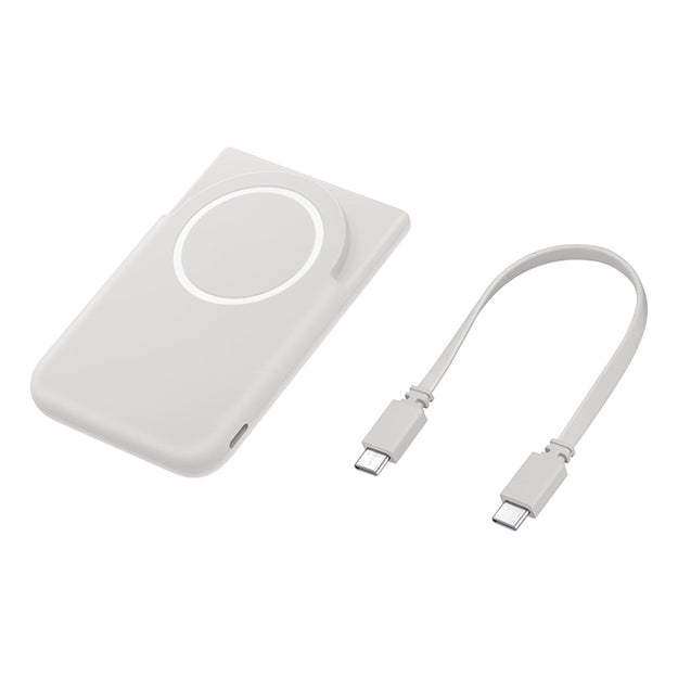 Samsung Original 5000mAh Magnet Wireless Battery Pack (Qi2 15W Fast Charge) - Grey