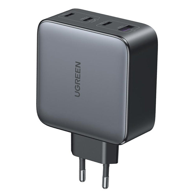 UGreen Nexode 100W USB-C GaN 4 Port Charger + UGreen 45W USB-C 2 Port GAN PD Wall Charger Bundle - Black