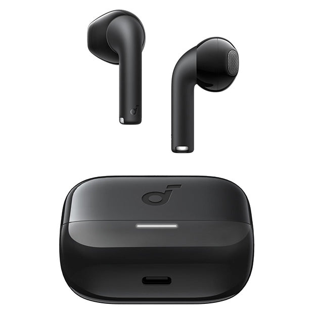 Anker Zolo 10 000mAh 22.5W Power Bank & Anker Soundcore K20i Bluetooth Wireless Semi In-Ear Earbuds Bundle - Black