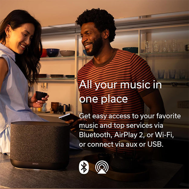 Denon Home 400 Wireless Smart Speaker (Bluetooth, Wi-Fi & AirPlay 2)