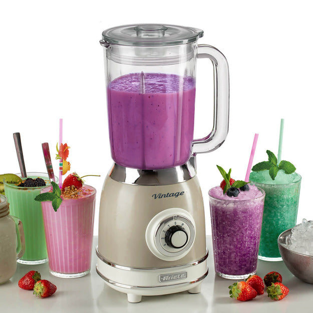 Ariete Vintage 1.5L Blender (4 Speeds & Pulse With Ice Crusher Function)