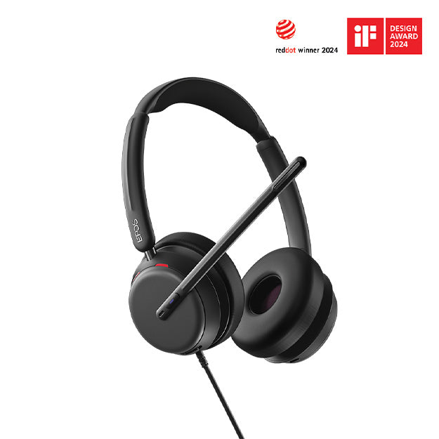 EPOS IMPACT 860T ANC Double-sided Wired On-Ear Headset - Black