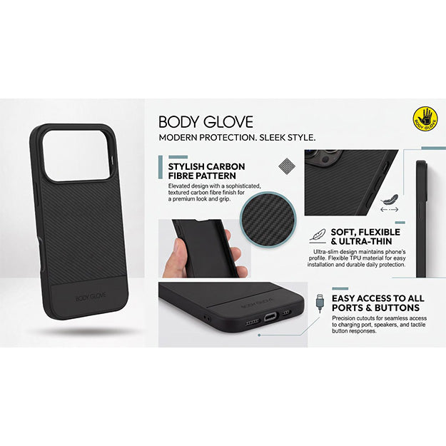 Body Glove Astrx Case For Apple iPhone 18 PRO MAX / 17 PRO MAX – Black