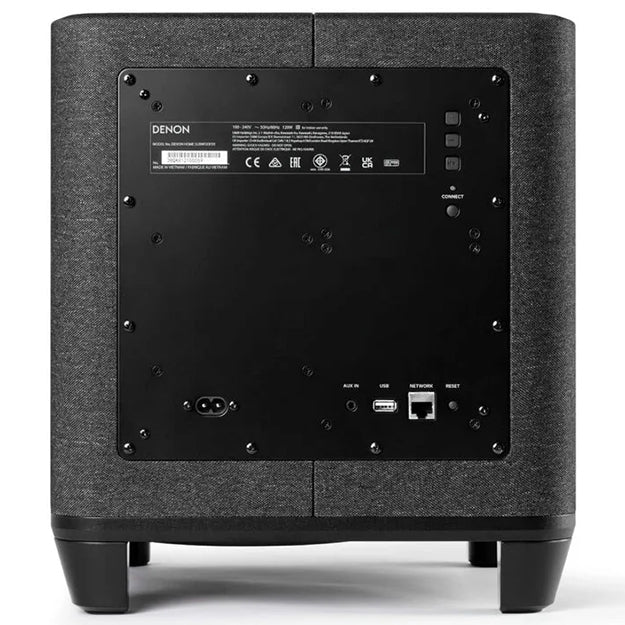 Denon Home Wireless Subwoofer With HEOS Built-in - Black (Unboxed Deal)