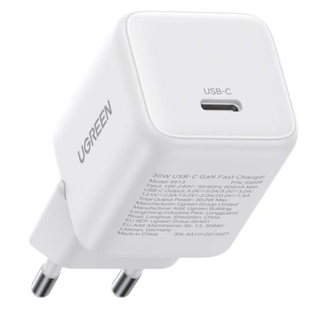 UGreen 1 Port Type C PD Wall Charger 30W