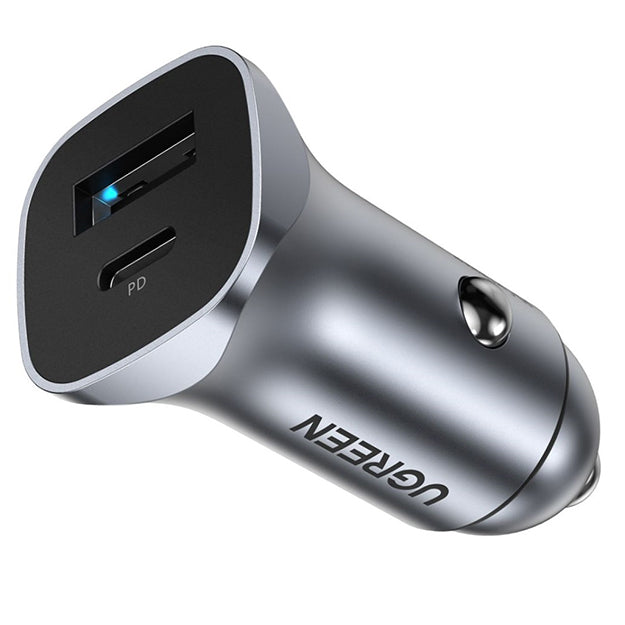 UGreen PD/USB Fast Car Charger - Grey